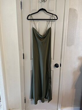 Astr the label Olive Slip Midi Dress with Cowl Neck